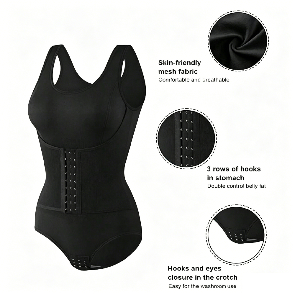 قطعة واحدة من مشد الخصر النسائ - مراجعة Shapewear Bodysuit Firm وسعره