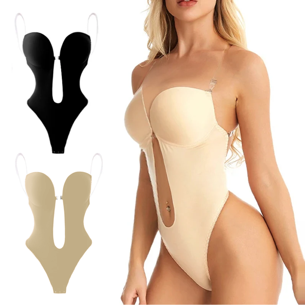 النساء محدد شكل الجسم الصدرية  - مراجعة Shapewear Bodysuit Firm وسعره