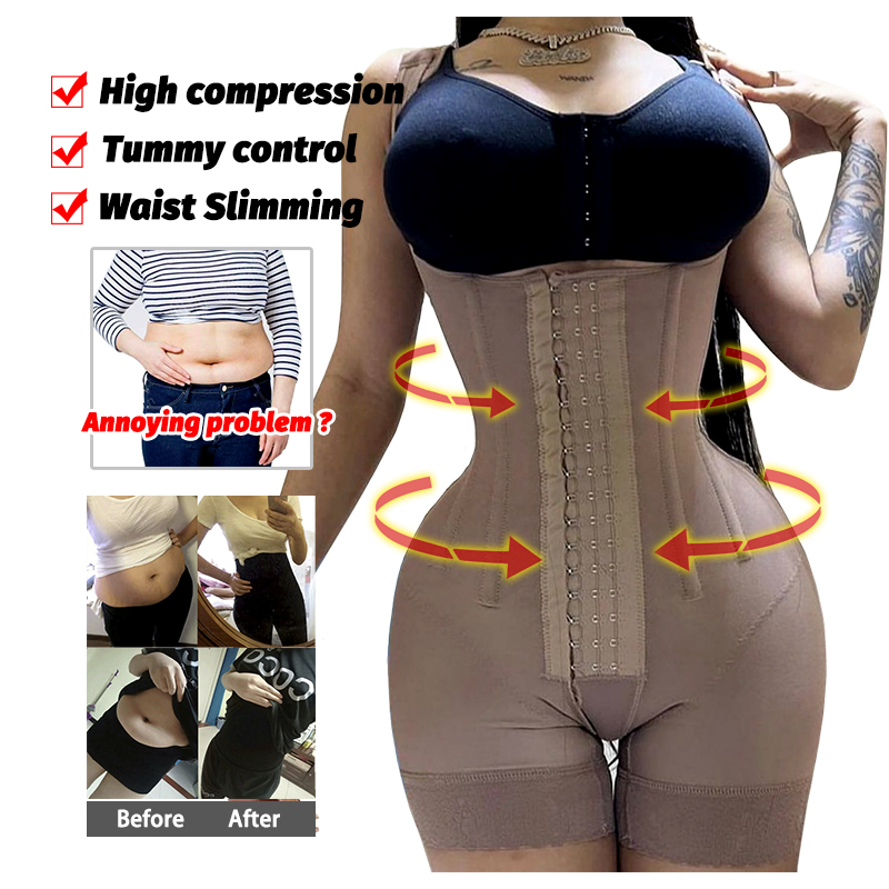 Fajas المشدات الكولومبية بعد ا - مراجعة Shapewear Bodysuit Firm وسعره